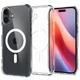 Чохол-накладка Spigen Ultra Hybrid MagFit для Apple iPhone 16 White (ACS08205) - зображення 3