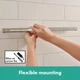 Душовий набір hansgrohe WallStoris з термостатом і штангою для душу 70 см 24250700 матовий бiлий - изображение 4