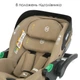Автокресло бебикокон El Camino i-Fix+ ME 1110 Natural Beige (0-13 кг) - изображение 10