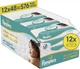 Упаковка детских влажных салфеток Pampers Aqua Soft Touch 48 шт х 12 пачек (576 шт) (8006530140225) - изображение 1