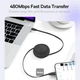 Кабель Baseus Free2Pull Mini Retractable Type-C to Type-C 100W 1.5m Cluster Black (P10364500113-00) - зображення 8