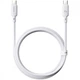 Кабель Baseus Silky Series Fast Charging Type-C to Type-C 100W (2m) white (P10377704213-01) - зображення 2