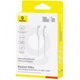 Кабель Baseus Silky Series Fast Charging Type-C to Type-C 100W (1m) white (P10377704213-00) - изображение 4