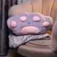 Мягкая игрушка-подушка с пледом Лапка 110×170 (см) плюшевый детский плед 3в1 Серый 520-20G - изображение 2