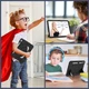 Чехол STR Spider Apple iPad 10, 2022 (10.9" экран) детский с подставками Spiderman Black - изображение 12