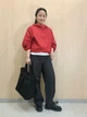 Ветровка с капюшоном женская Uniqlo 870590711 XS Красная (1159855663) - изображение 8