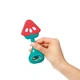 Игрушка погремушка с грызунком для младенцев Babyono Арбуз 3м+ 6х14 см синяя 499 - изображение 2