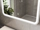 Зеркало Juventa Faro 80/60 прямоугольное в белой раме with LED-подсветкой и сенсором (FrM-80 белое) - изображение 6