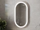 Зеркало Juventa Faro 50 Oval в белой раме с LED-подсветкой и сенсором (FrMOv-50 белое) - изображение 4