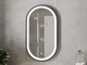 Зеркало Juventa Faro 50 Oval в черной раме с LED-подсветкой и сенсором (FrMOv-50 черное) - изображение 5
