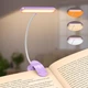 Настільна лампа для читання акумуляторна Gritin 19 LED гнучка 1200 mAh до 80 г роботи (G1321) Purple - зображення 1