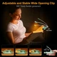 Настольная лампа для чтения аккумуляторная Gritin 19 LED гибкая 1200 mAh до 80 ч работы (G1321) Cyan - изображение 5
