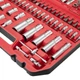 Набір інструментів 1/2" & 1/4" 110од (ET-6108SP) INTERTOOL ET-9108 - зображення 11