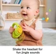 Набір Fisher-Price Newborn Toys Level-Up Little Gamer, дитяча брязкальце-прорізувач та гримучі рухи для немовлят віком від 3 місяців - зображення 4