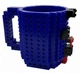 Оригінальний кухоль-конструктор Build-On Brick Mug 350 мл для напоїв креативний подарунок Синій - зображення 4