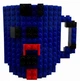 Оригінальний кухоль-конструктор Build-On Brick Mug 350 мл для напоїв креативний подарунок Синій - зображення 6