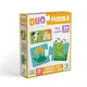 Пазл Dodo DUO Звірята та їх домівки - изображение 2