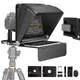 Універсальний портативний телесуфлер LENSGO TC7 II Ultimate Kit 7.9" для смартфонів та камер з пультом для YouTube, TikTok - зображення 3