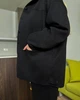 Замш костюм двійка., з оверсайз сорочкою та штанами прямого крою мод LELIK - 900, чорний, 54-56 - изображение 6