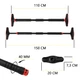 Турнік розсувний Cornix Pro 110-150 см XR-0285 Black/Red - зображення 2