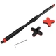 Турнік розсувний Cornix Pro+ 105-150 см XR-0288 Black/Red - зображення 9