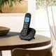 Радіотелефон Alcatel DECT XL535 чорний цифровий дисплей блокування викликів до 100 номерів гучний зв’язок - Уцінка - зображення 2