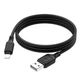 Кабель Hoco X90 силиконовый 2.4A для Lightning черный - изображение 5