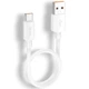 Кабель HOCO X96 до 6A, USB-A/Type-C, швидка зарядка, 0.25 м, 100W, TPE / PVC, білий - зображення 1