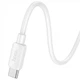 Кабель HOCO X96 до 6A, USB-A/Type-C, швидка зарядка, 0.25 м, 100W, TPE / PVC, білий - зображення 4