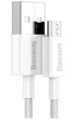 Кабель Baseus Micro USB 2.1A 1.5м білий (2шт.) - зображення 4
