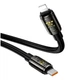 Кабель Hoco U143 Joy PD 27W Type-C/Lightning 1.2м Чорний 2.4A - зображення 1