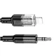 Кабель Hoco UPA27 прозрачный цифровой аудиокабель Lightning 3.5mm текстильная оплётка черный 1.2м - изображение 8
