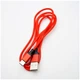 Кабель Hoco X14 Micro USB 1м чорний та червоний - зображення 9