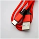 Кабель Hoco X14 Micro USB 1м чорний та червоний - зображення 10