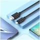 Кабель Hoco X88 Lightning 2.4A з пластиковим обплетенням для iPhone чорний - зображення 7