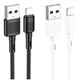 Кабель Hoco X83 Lightning 2.4A для iPhone Черный Пластиковая оплётка - изображение 4