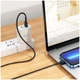 Кабель Hoco X83 Lightning 2.4A для iPhone Черный Пластиковая оплётка - изображение 8