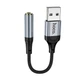 Адаптер Hoco LS36 USB к 3.5mm черный внешний звуковой кардридер - изображение 4