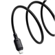 Кабель Baseus Silky Series 2.4A Lightning для iPhone 1м чорний - зображення 4