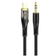Кабель AUX Hoco UPA25 Transparent Digital Audio Lightning 3.5mm Чорний - зображення 7