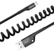 Кабель Baseus Fish Eye Lightning USB чорний для iPhone 12 - зображення 4