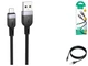 Кабель Hoco X109 силіконовий Micro USB 2.4A 2м чорний - зображення 8