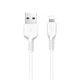 Кабель Hoco X13 Lightning 2.4A 1м Білий - зображення 1
