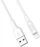 Кабель Hoco X25 Soarer Lightning зарядный белый 6 м для устройств Apple - изображение 3