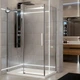Душова кабіна Elegant home EH-1011 120x80х190 см без піддону прямокутна прозоре скло 8 мм - зображення 1