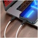 Кабель Hoco X90 силиконовый PD зарядный и дата-кабель Type-C/Lightning для iPhone белый 1.6м 2.4A - изображение 9