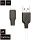 Кабель Hoco X21 Силіконовий Lightning 2.1A для iPhone Чорний з білим - зображення 6