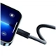 Кабель Baseus Dynamic Series USB to Lightning 2.4A 1m текстильная оплётка для iPhone Серый - изображение 7