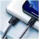 Кабель Baseus Dynamic Series USB to Lightning 2.4A 1m текстильная оплётка для iPhone Серый - изображение 8