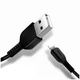 Кабель Hoco X20 Lightning 2.4A для iPhone 1м черный - изображение 7